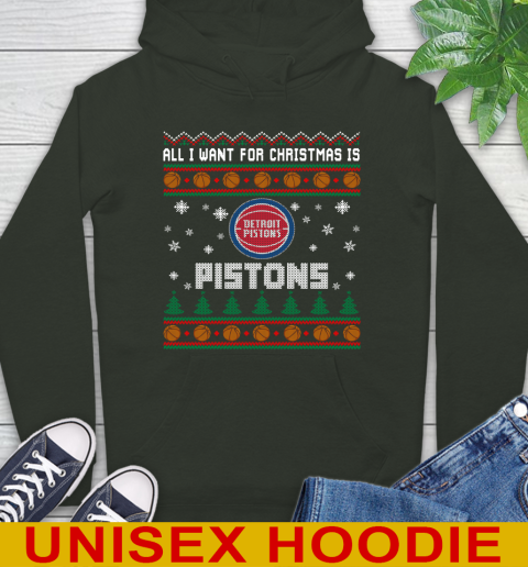 NBA Basketball All I Want For Christmas Is Detroit Pistons 24
