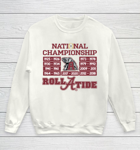 National Championship Alabama Crimson Tide 2020 Youth Sweatshirt
