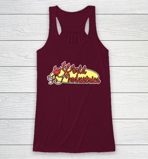 World Industries Devil Satan Hook Ups Skate Hookups Hook Ups Vintage 90's Racerback Tank 2