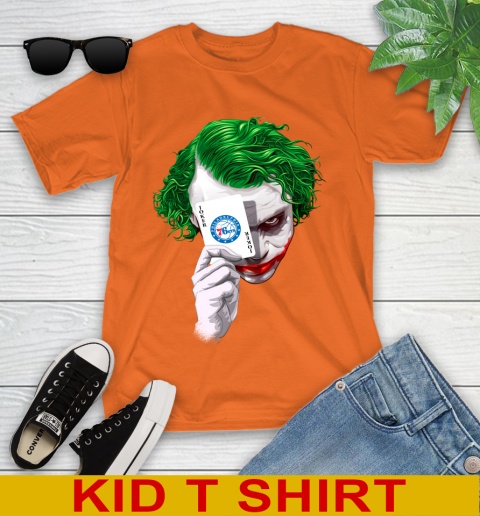 Philadelphia 76ers NBA Basketball Joker Card Shirt Youth T-Shirt 8