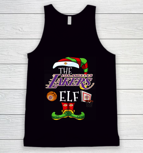 Los Angeles Lakers Christmas ELF Funny NBA Tank Top