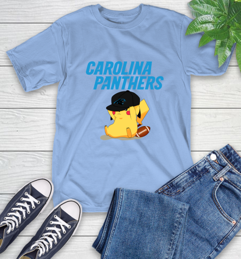 NFL Pikachu Football Sports Carolina Panthers T-Shirt 11