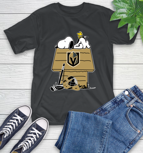 Vegas Golden Knights NHL Hockey Snoopy Woodstock The Peanuts Movie T-Shirt 2
