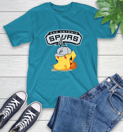 NBA Pikachu Basketball Sports San Antonio Spurs T-Shirt 8
