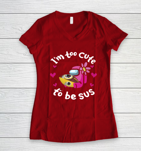 Washington Redskins NFL Football Among Us I Am Too Cute To Be Sus