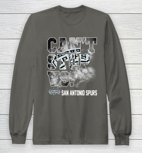 NBA San Antonio Spurs Basketball Can't Stop Vs Long Sleeve T-Shirt 5