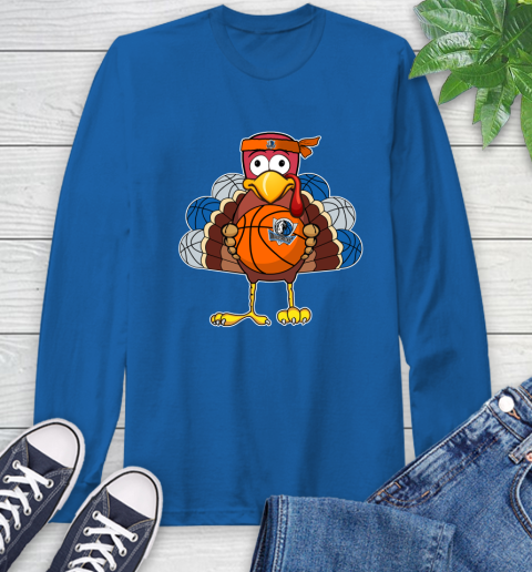 Dallas Mavericks Turkey thanksgiving day Long Sleeve T-Shirt 9