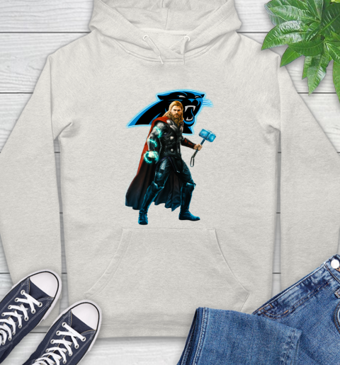 NFL Thor Avengers Endgame Football Carolina Panthers Hoodie 12
