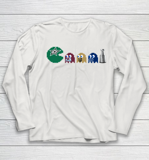 Dallas Stars x Pacman Create History For Stanley Cup Youth Long Sleeve 11