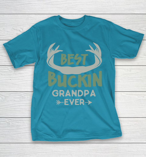 Grandpa Funny Gift Apparel  Deer Hunting Bucking Grandpa T-Shirt 17