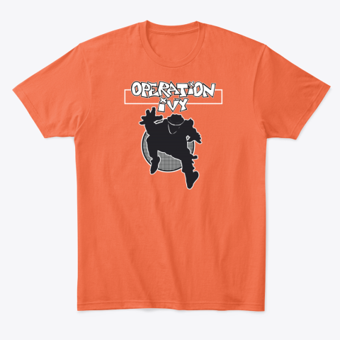 zliz operation ivy classic t shirt 2 front orange