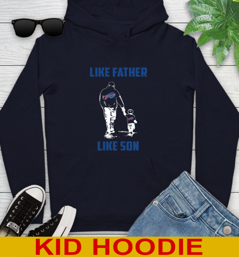 Buffalo Bills NFL Football Like Father Like Son Sports Youth Hoodie 3