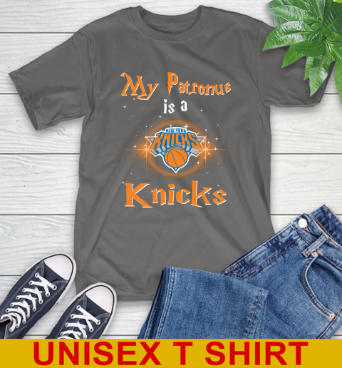 NBA Basketball Harry Potter My Patronus Is A New York Knicks T-Shirt 10