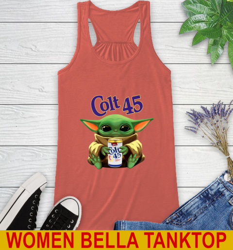 Star Wars Baby Yoda Hugs Colt 45 Beer Shirt 40
