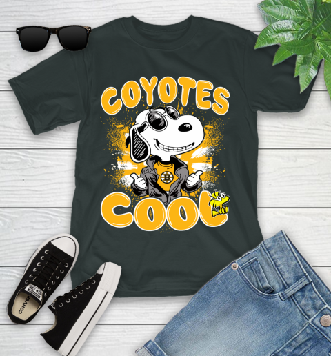 NHL Hockey Boston Bruins Cool Snoopy Shirt Youth T-Shirt 5