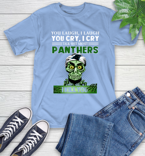 NFL Talk Shit About Carolina Panthers I Kill You Achmed The Dead Terrorist Jeffrey Dunham Football T-Shirt 12