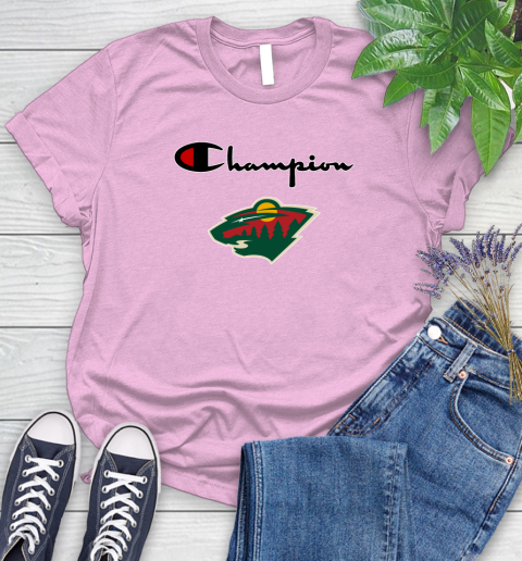 NHL Hockey Minnesota Wild Champion Shirt Women's T-Shirt 8