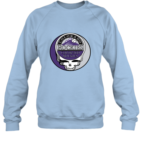 Colorado Rockies The Grateful Dead Baseball MLB Mashup Sweatshirt