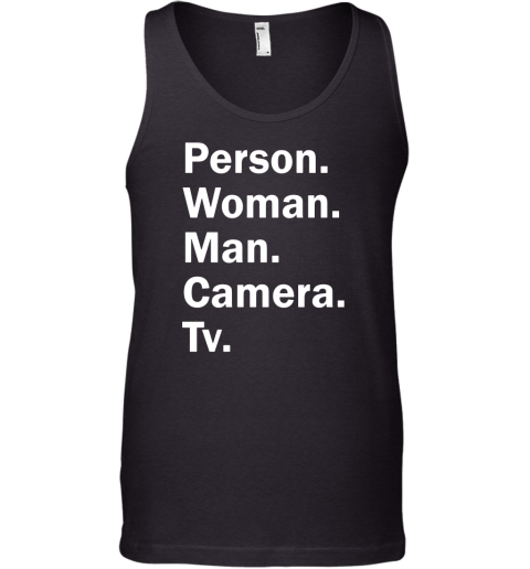 Person Woman Man Camera T Tank Top