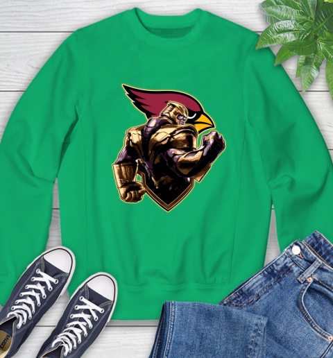NFL Thanos Avengers Endgame Football Sports Arizona Cardinals Sweatshirt 6
