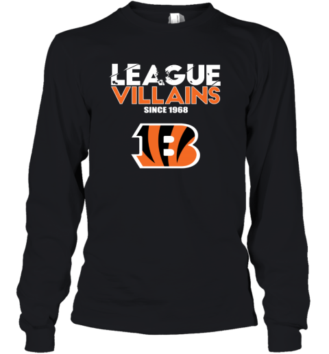 NFL League Villains Since 1968 Cincinnati Bengals Women's V-Neck T-Shirt -  Rookbrand