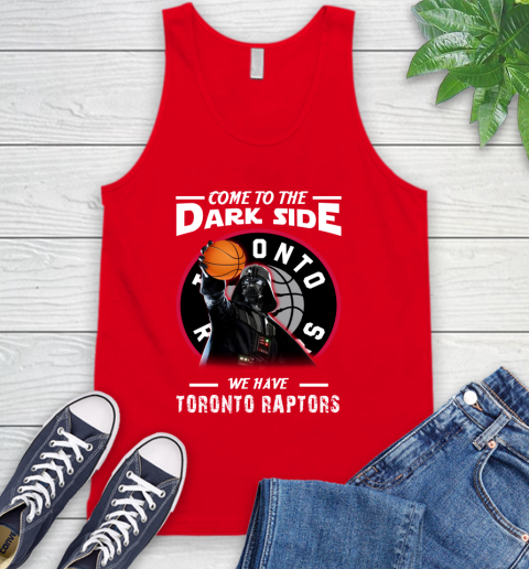 NBA Come To The Dark Side We Have Toronto Raptors Star Wars Darth Vader Basketball Tank Top 5