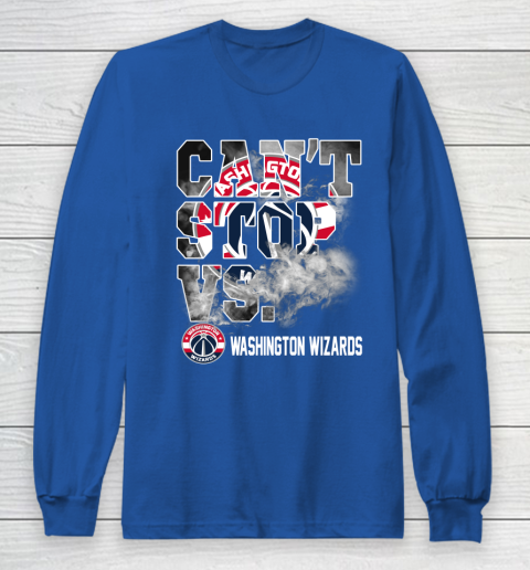 NBA Washington Wizards Basketball Can't Stop Vs Long Sleeve T-Shirt 6