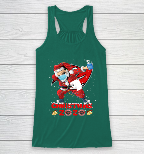 Tampa Bay Buccaneers Funny Santa Claus Dabbing Christmas 2020 NFL Racerback Tank 5