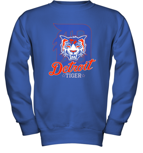 db96 tiger mascot distressed detroit baseball t shirt new youth sweatshirt 47 front royal