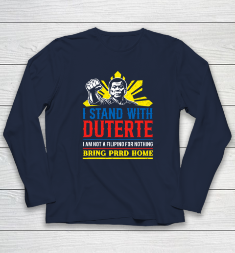 Support Duterte – Stand with Duterte Against ICC Charges Long Sleeve T-Shirt 2