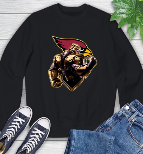 NFL Thanos Avengers Endgame Football Sports Arizona Cardinals Sweatshirt 2