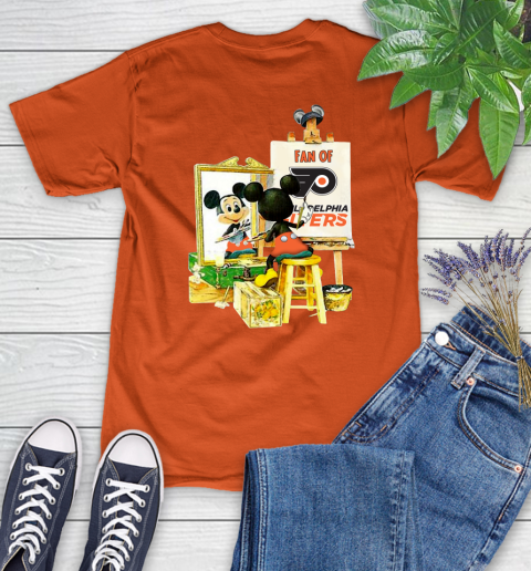 NHL Hockey Philadelphia Flyers Mickey Drawing Shirt 84