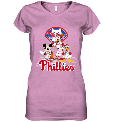 MLB Philadelphia Phillies Mickey Mouse Donald Duck Goofy Baseball T Shirt -  Rookbrand