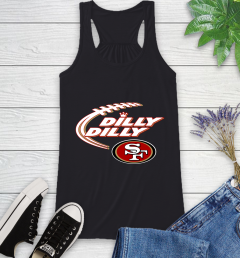 NFL San Francisco 49ers Dilly Dilly Football Sports Racerback Tank 2