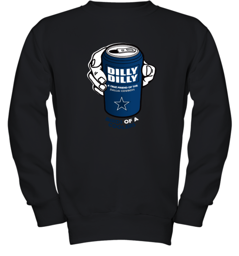 Bud Light Dilly Dilly! Dallas Cowboys Birds Of A Cooler Youth Sweatshirt