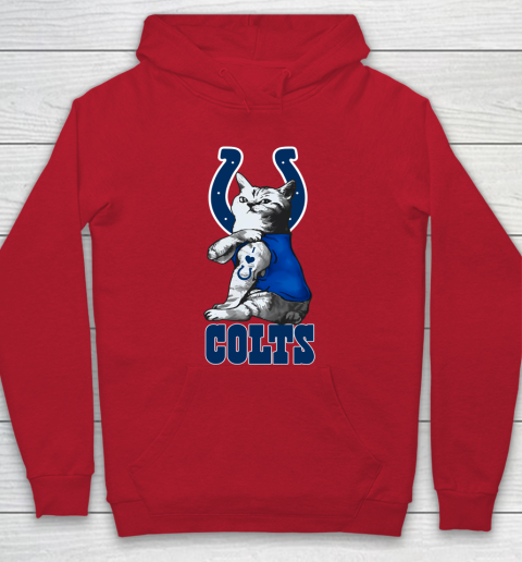 NFL Football My Cat Loves Indianapolis Colts Hoodie 7