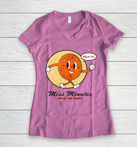 Miss Minutes Marvel Loki Women's V-Neck T-Shirt 8