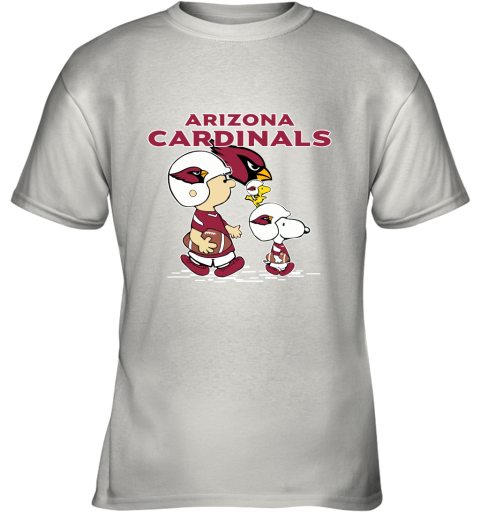 Arizona Cardinals Let's Play Football Together Snoopy NFL Youth T-Shirt
