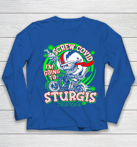 Screw Covid I'm Going to Sturgis 2020 Youth Long Sleeve 7