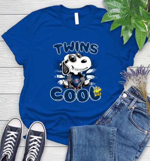 MLB Baseball Minnesota Twins Cool Snoopy Shirt Women's T-Shirt 10