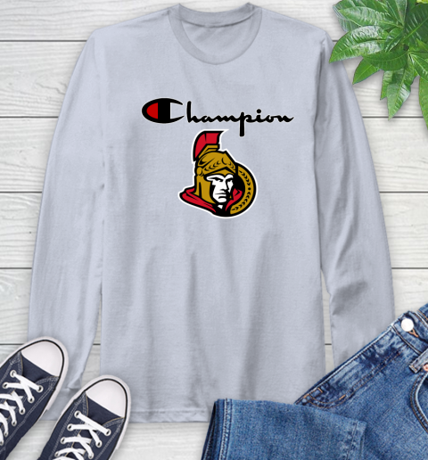 NHL Hockey Ottawa Senators Champion Shirt Long Sleeve T-Shirt 4