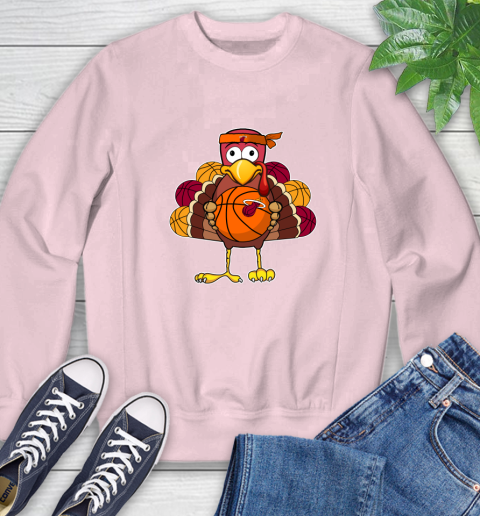 Miami Heat Turkey thanksgiving day Sweatshirt 9