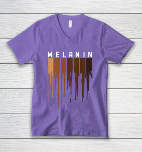 Drippin Melanin T Shirt for Women Pride  Black History Gift V-Neck T-Shirt 8