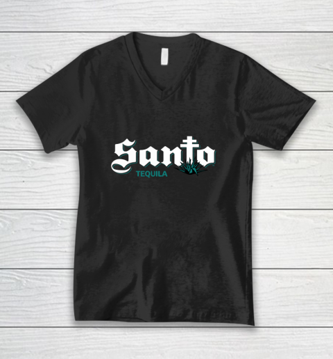 Santo Tequila Guy Fieri V-Neck T-Shirt