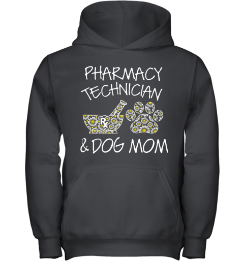 Pharmacy Technician And Dog Mom Youth Hoodie