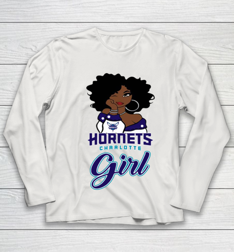 Charlotte Hornets Girl NBA Youth Long Sleeve 11
