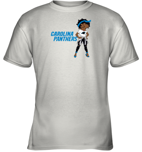 Betty Boop Carolina Panthers Youth T-Shirt