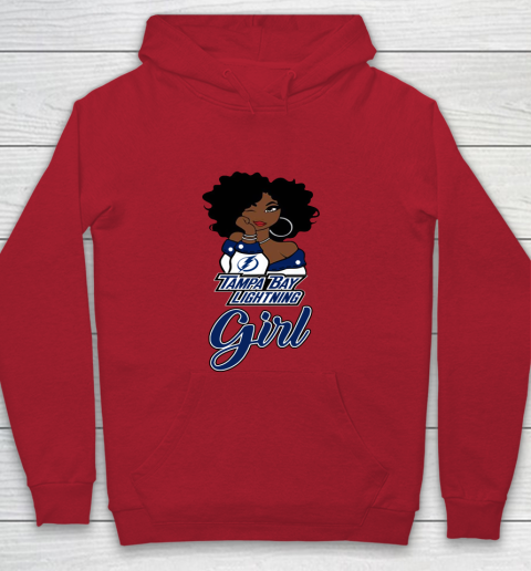 Tampa Bay Lightning Girl NHL Youth Hoodie 9