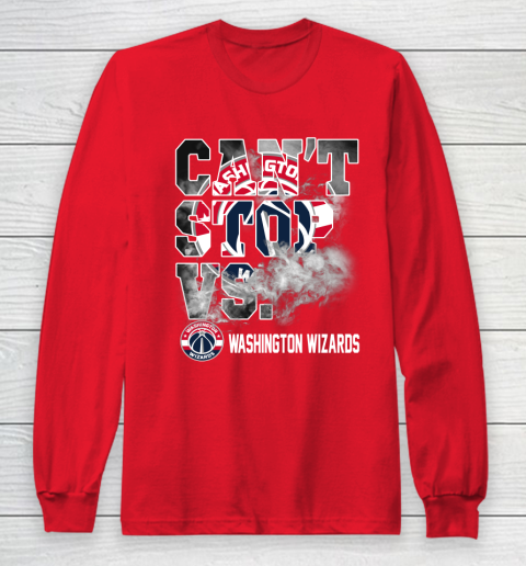 NBA Washington Wizards Basketball Can't Stop Vs Long Sleeve T-Shirt 7