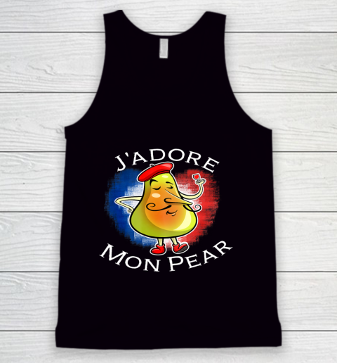 Funny J Adore Mon Pear Graphic For Papa On Fathers Day Pun Tank Top